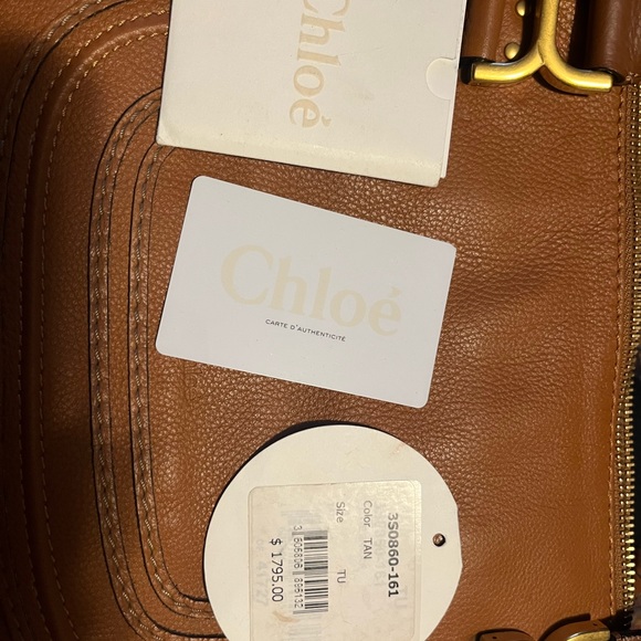 Chloe Marcie Medium Tan handbag - Picture 7 of 10